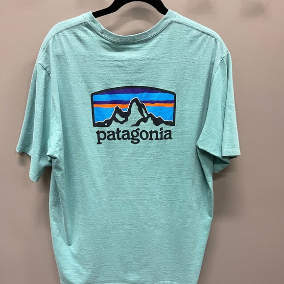 Patagonia Other - Patagonia Men's Light Blue Short Sleeve Tee